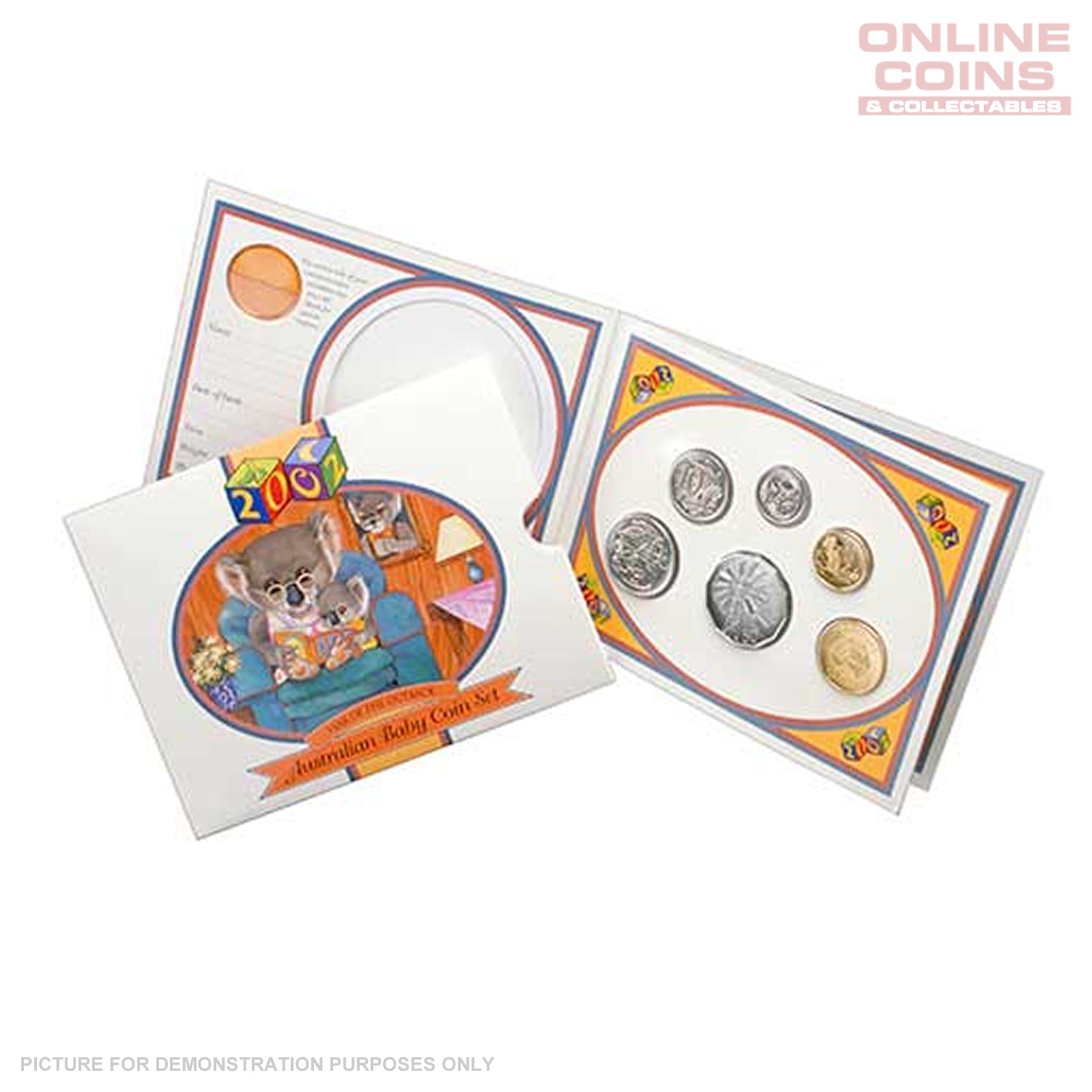 2002 Royal Australian Mint Uncirculated Baby Coin Set - Koala